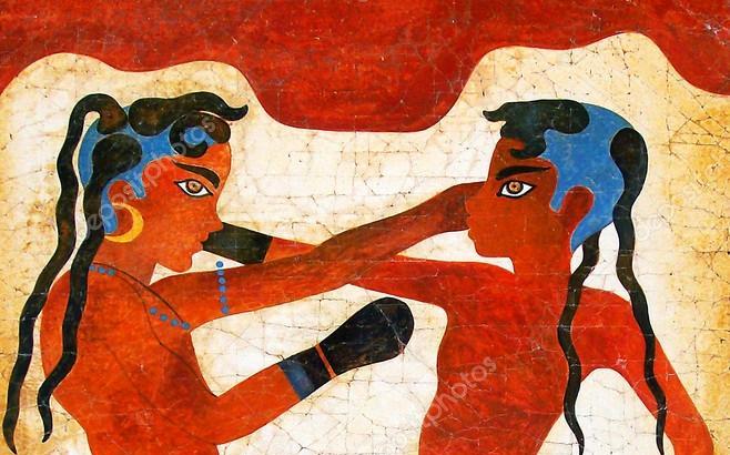 οι πυγμάχοι της Σαντορίνης